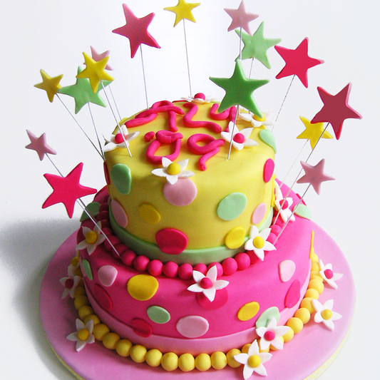 Stars & Polka Dot Cake