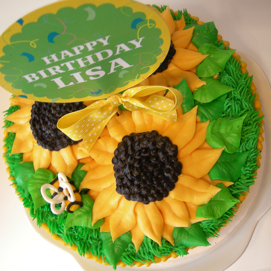 Field of Sunflowers Cake