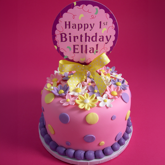 Pastel Garden Cake