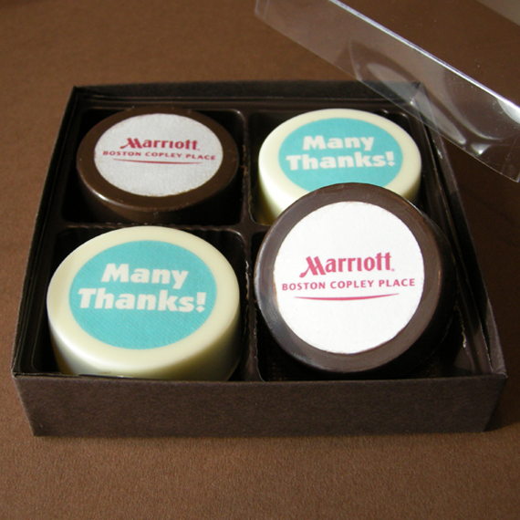 4-Pack Custom Logo Dipped Oreos