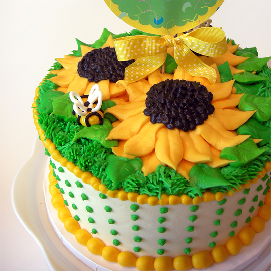 Field of Sunflowers Cake