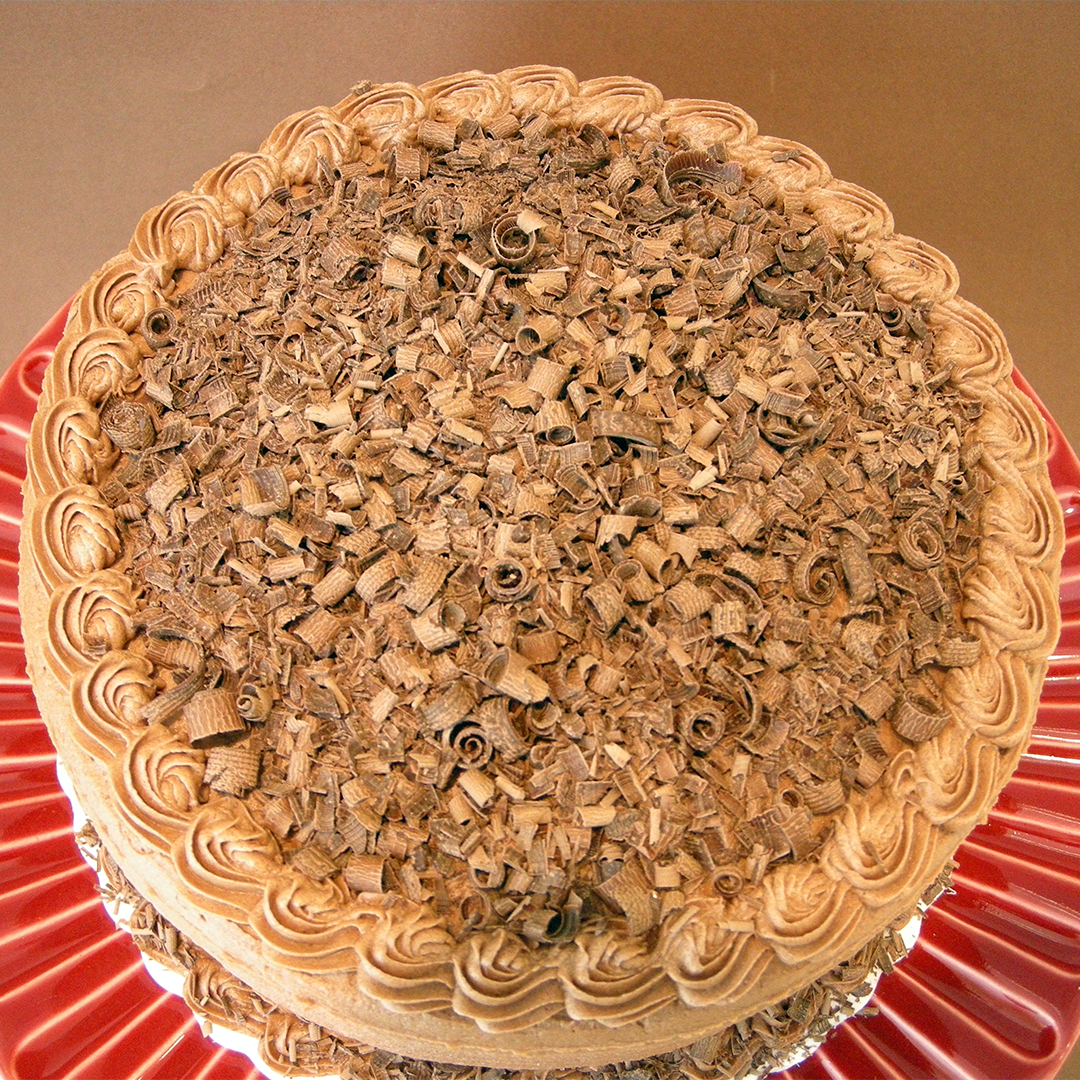 Chocolate Curls Cake