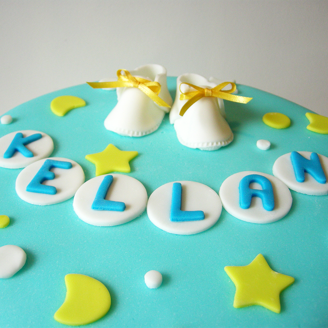 Custom Baby Name Cake