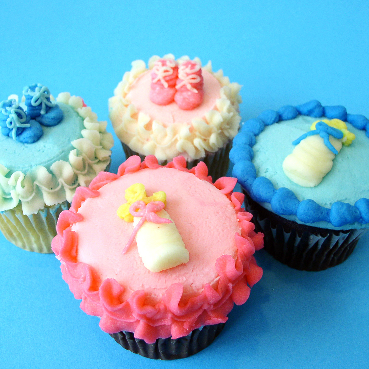 Baby kosher cupcake for baby shower celebrations
