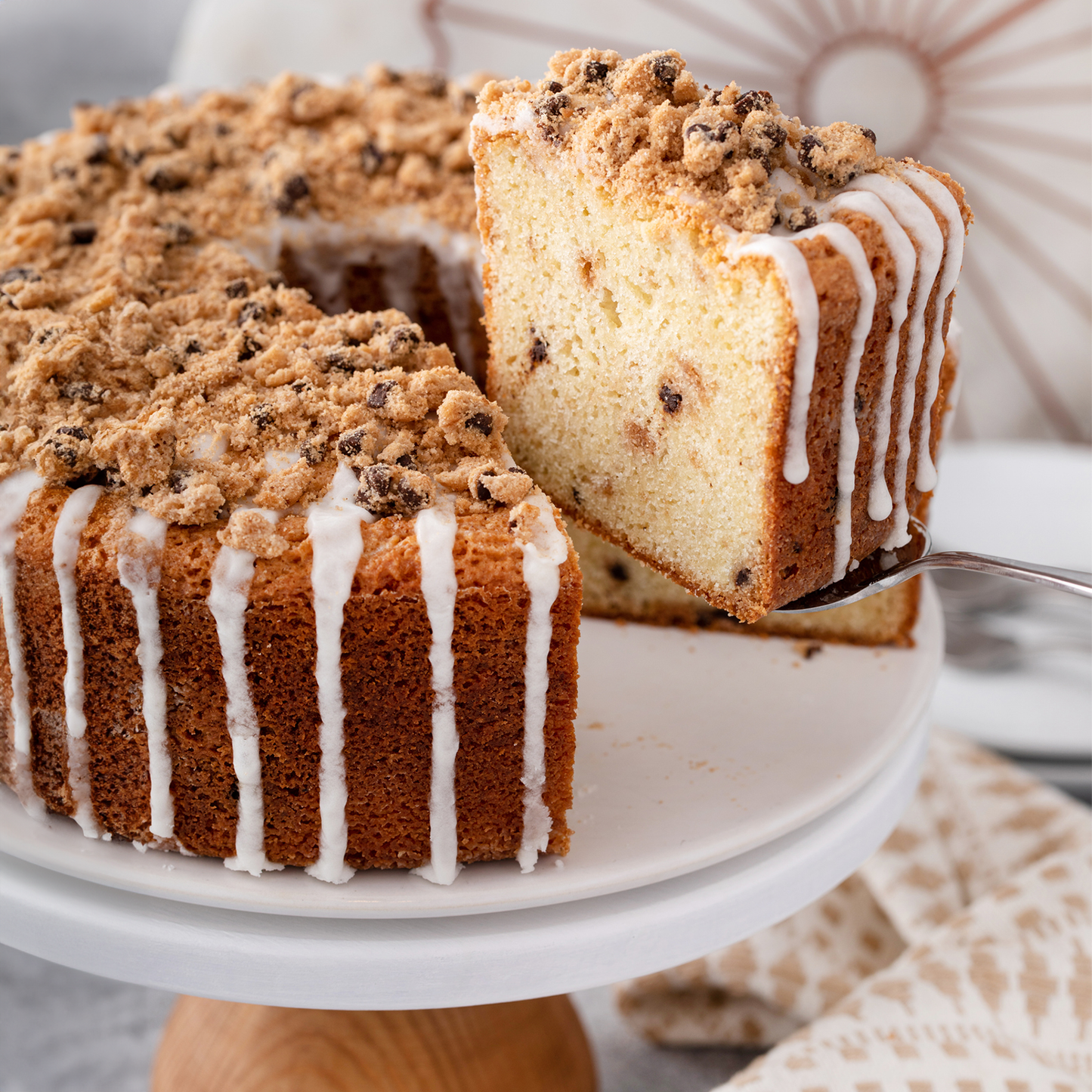 Chocolate Chip Crumb Cake