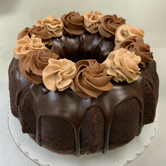 Chocolate Decorated Bundt Cake