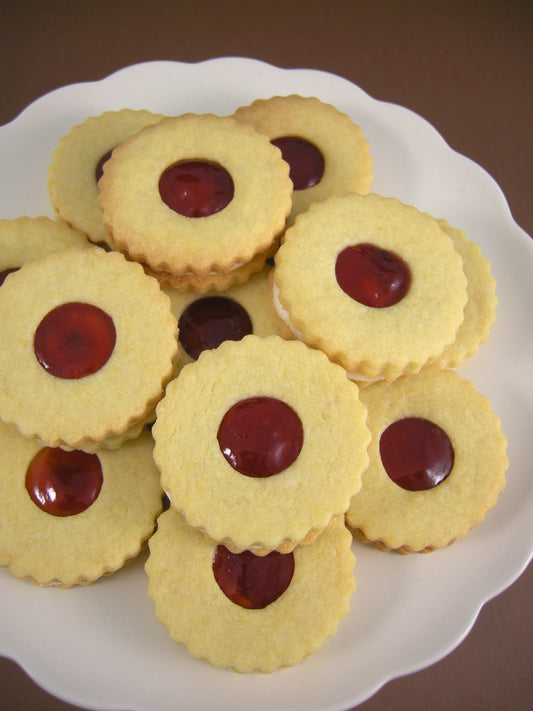 Shortbread Linzer Cookies