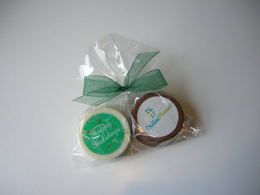 Cellophane-Wrapped Custom Dipped Oreos