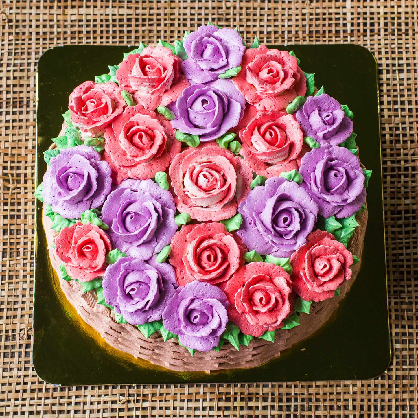 Blooming Basket Cake