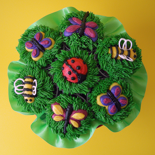 SPRING CUPCAKES BOUQUET
