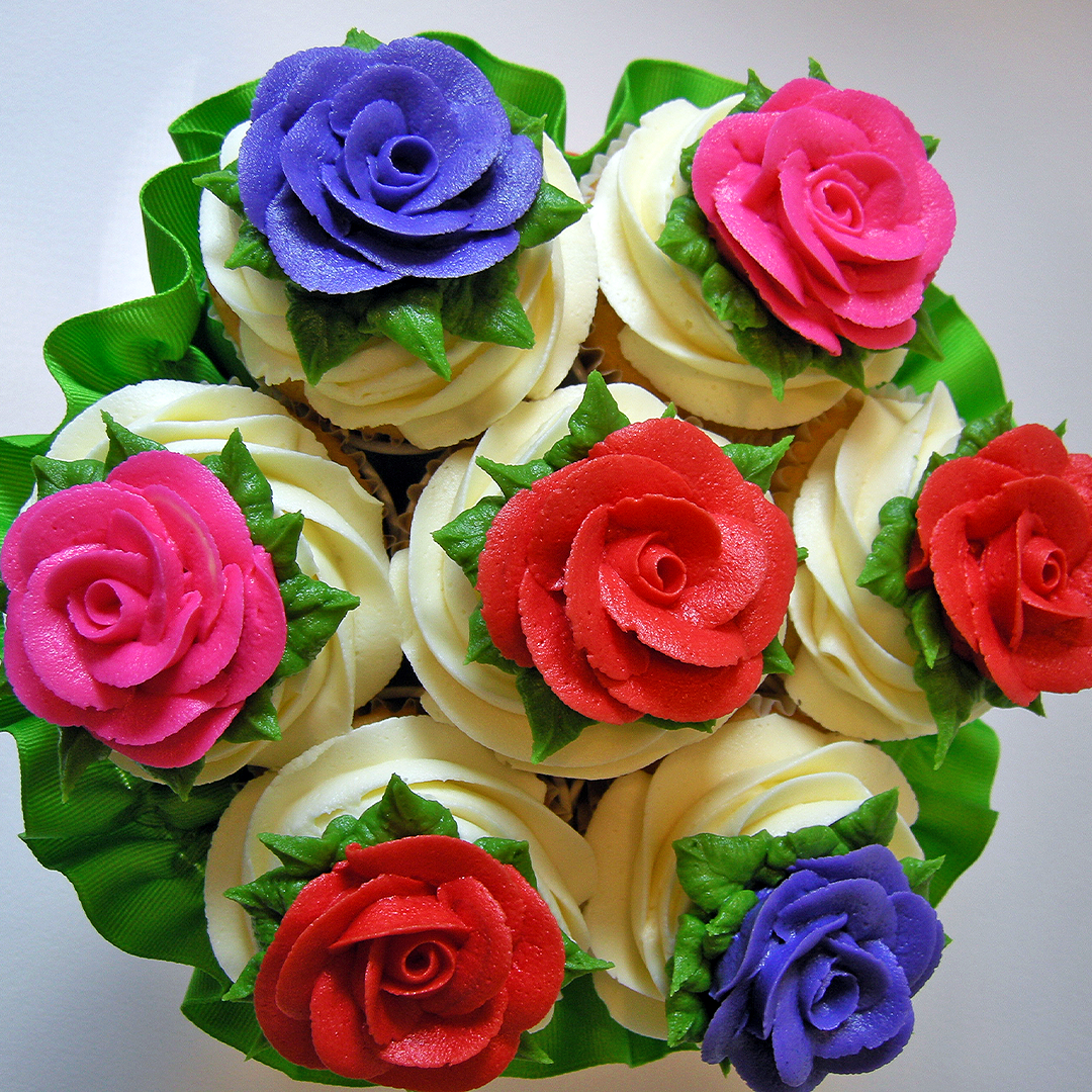Rose Kosher Cupcake Bouquet (view 3)