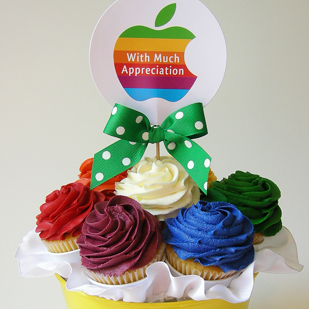 Appreciation Kosher Cupcake Bouquet (view 2)
