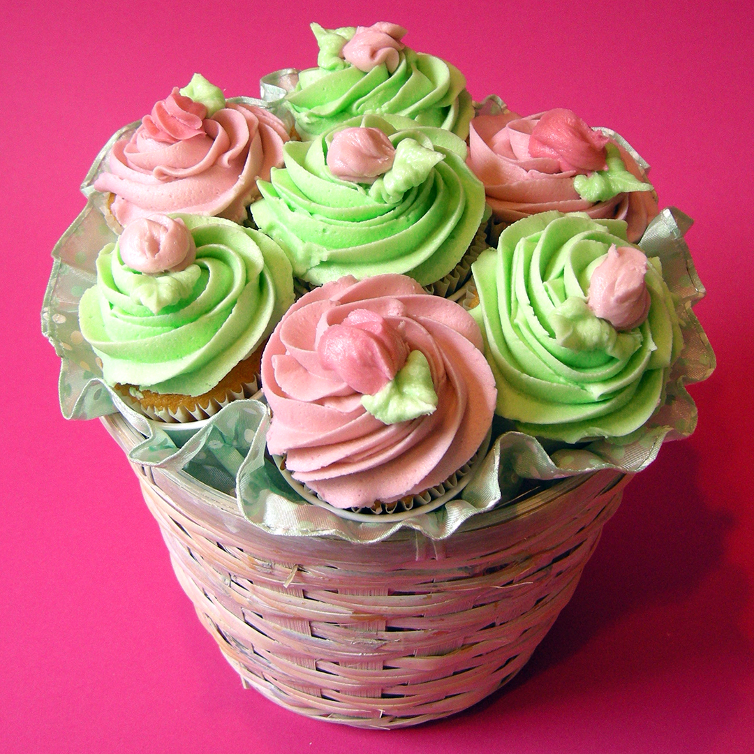 Sweet Pea Kosher Cupcake Bouquet (view 2)