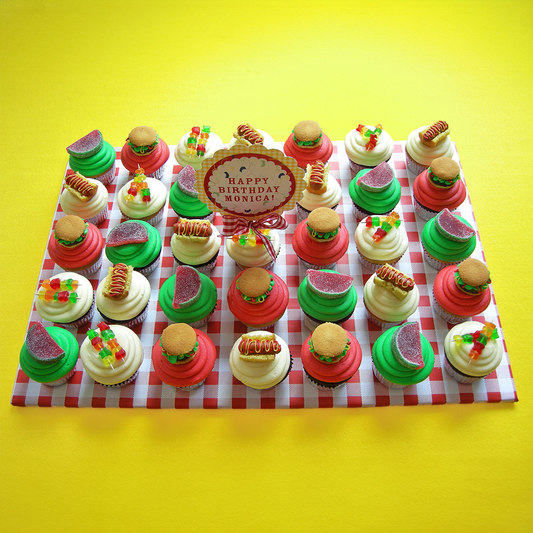 Birthday BBQ Cupcake Gift Set