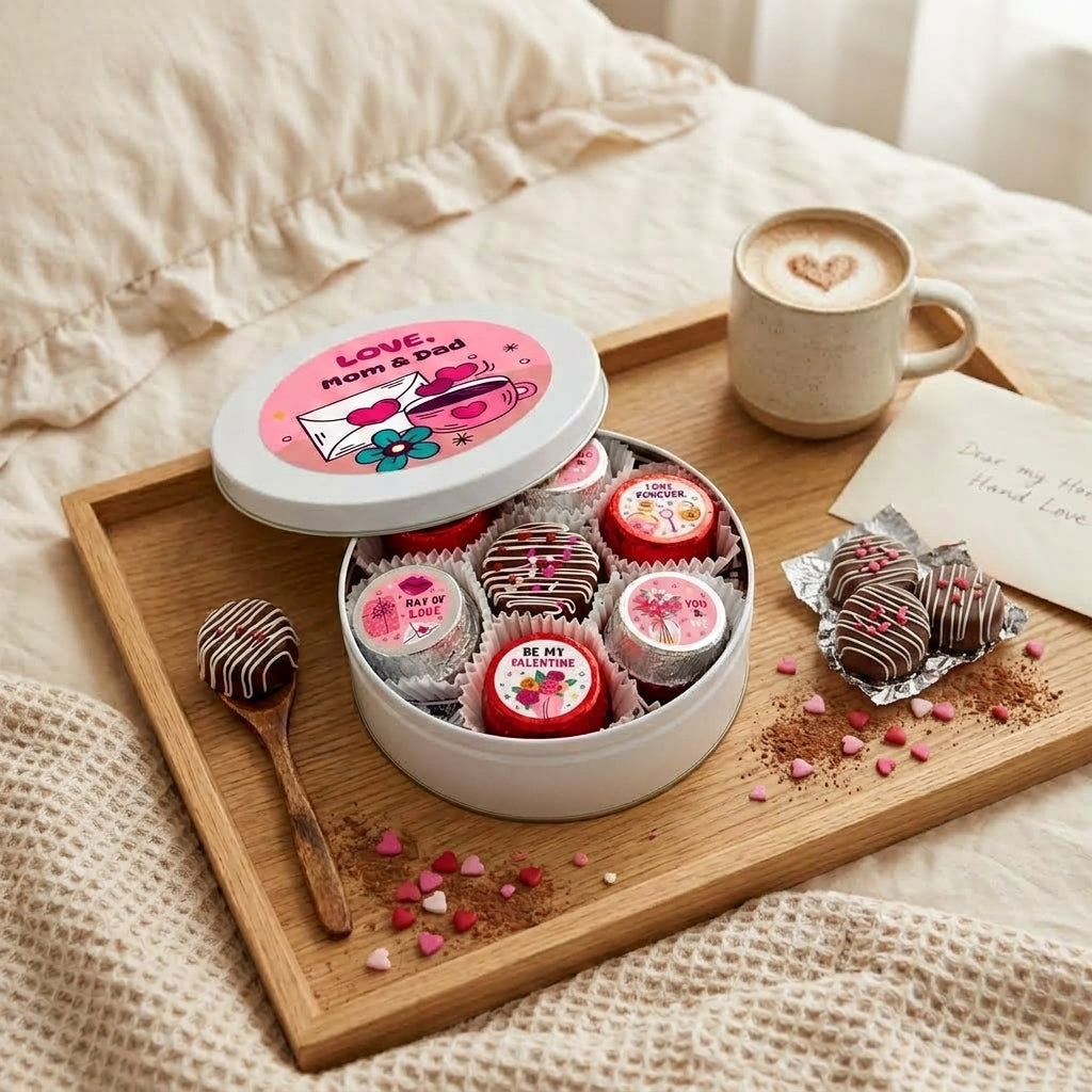 14-Pack Valentine's Day Dipped Oreos Tin