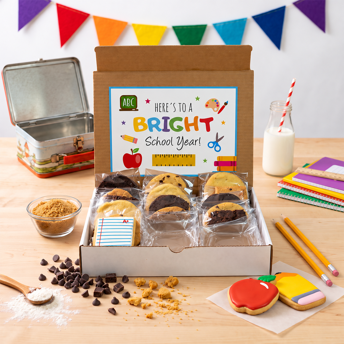 Back to school kosher cookie and brownie box | Iris Lee