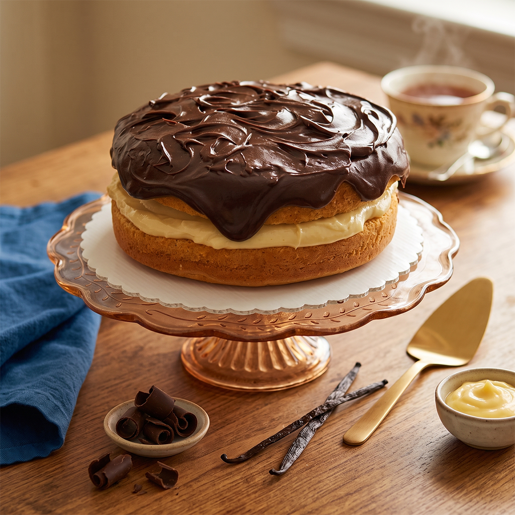 Boston Cream Cake