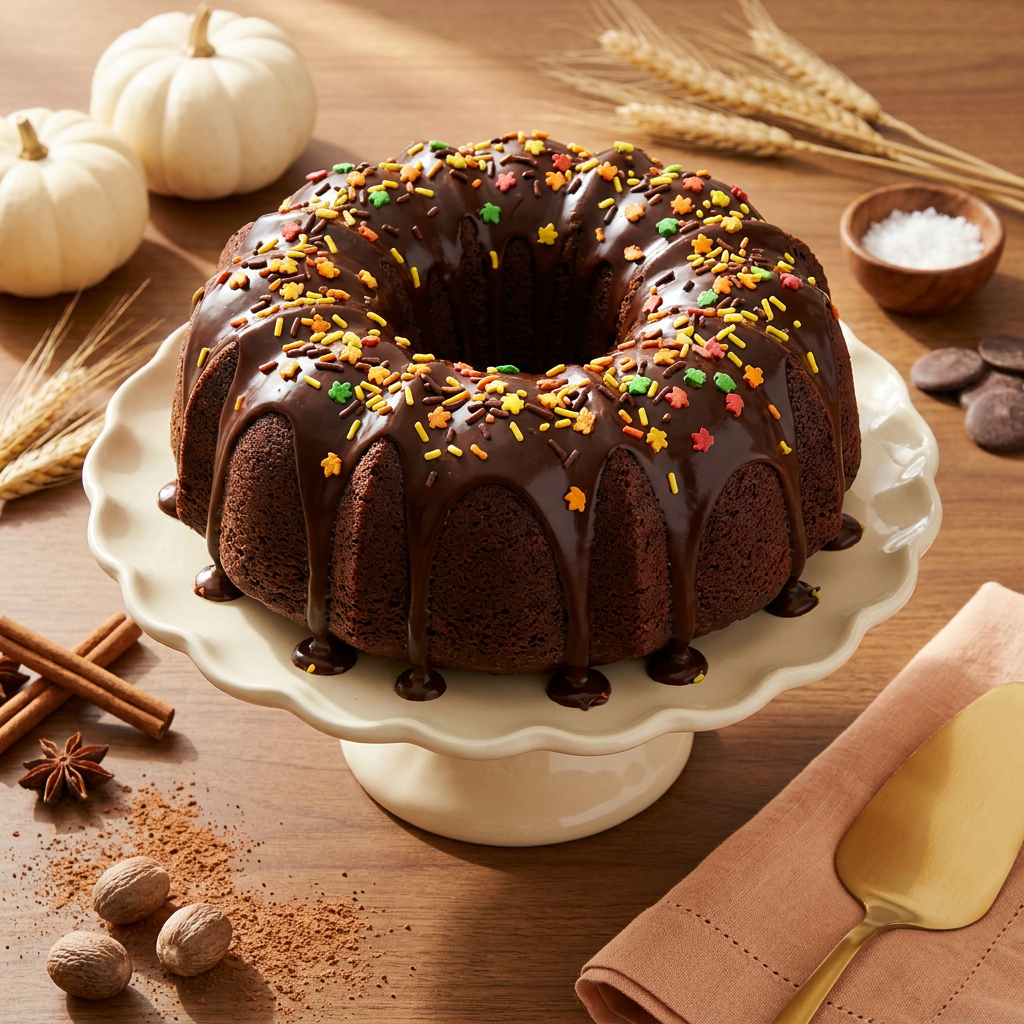 Chocolate Sprinkles Cake