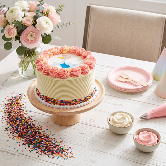 Custom Photo Celebration Cake