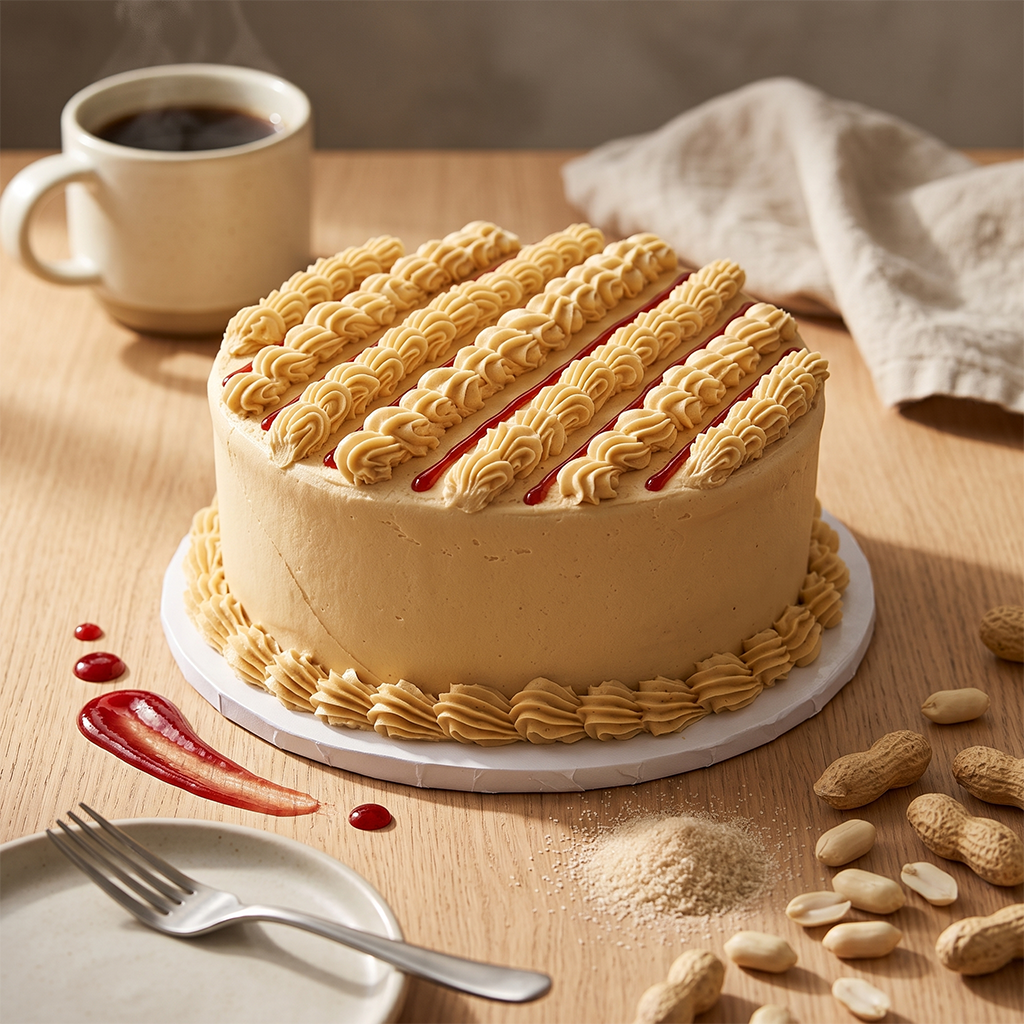 Peanut Butter & Jelly Cake