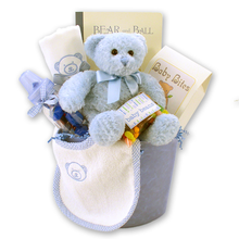 Load image into Gallery viewer, Bear Necessities Baby Boy Gift Basket