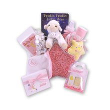 Load image into Gallery viewer, Twinkle Twinkle Little Star Baby Girl Gift Basket
