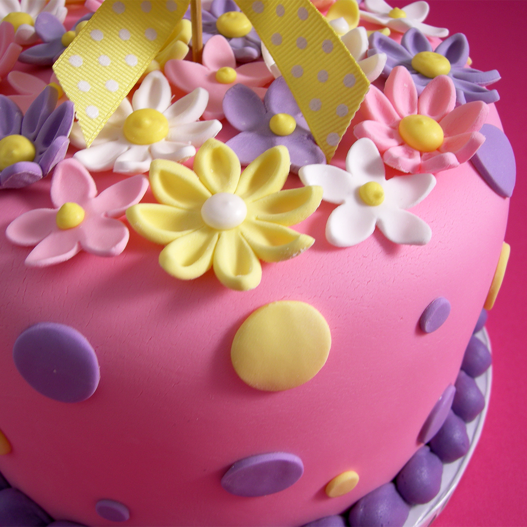 Pastel Garden Cake
