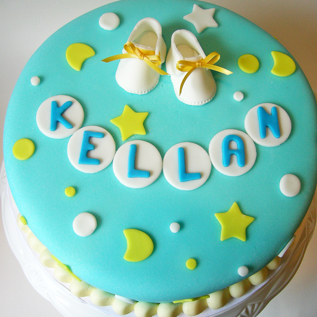Custom Baby Name Cake