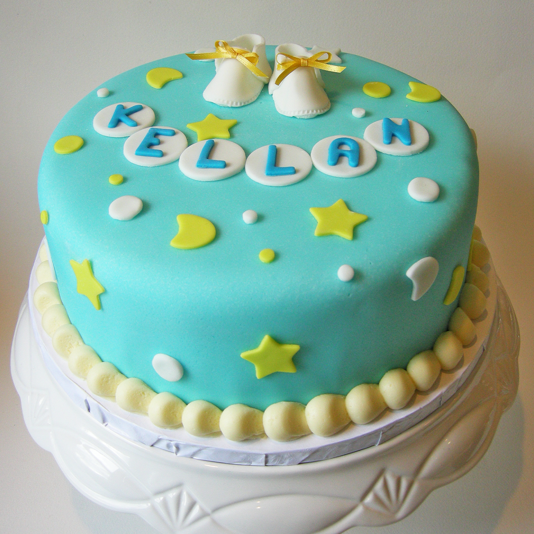 Custom Baby Name Cake