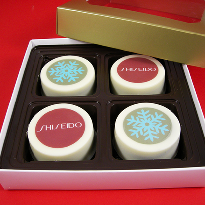 4-Pack Custom Logo Dipped Oreos