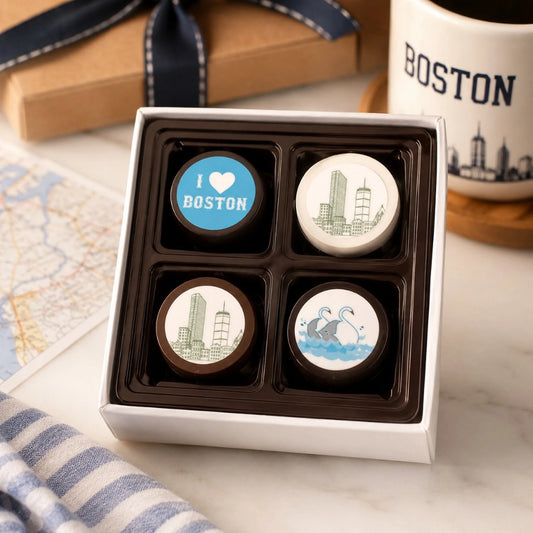Iris Lee 4-pack-custom-logo-dipped-oreos lifestyle hero
