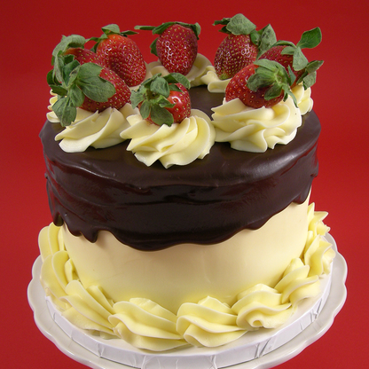 Strawberry Ganache Cake
