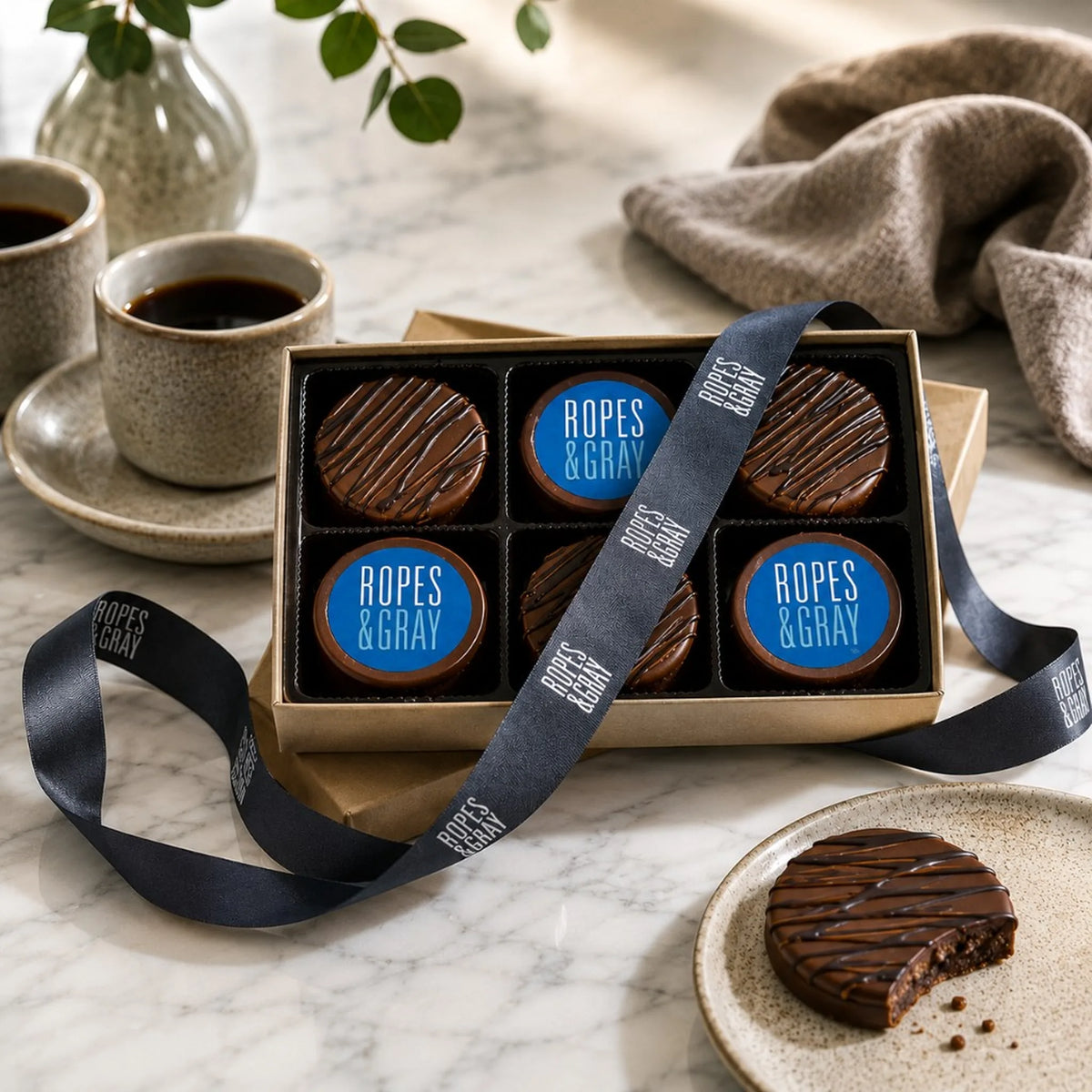 Iris Lee 6-pack-custom-logo-dipped-oreos lifestyle hero