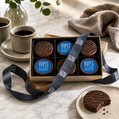 Iris Lee 6-pack-custom-logo-dipped-oreos lifestyle hero