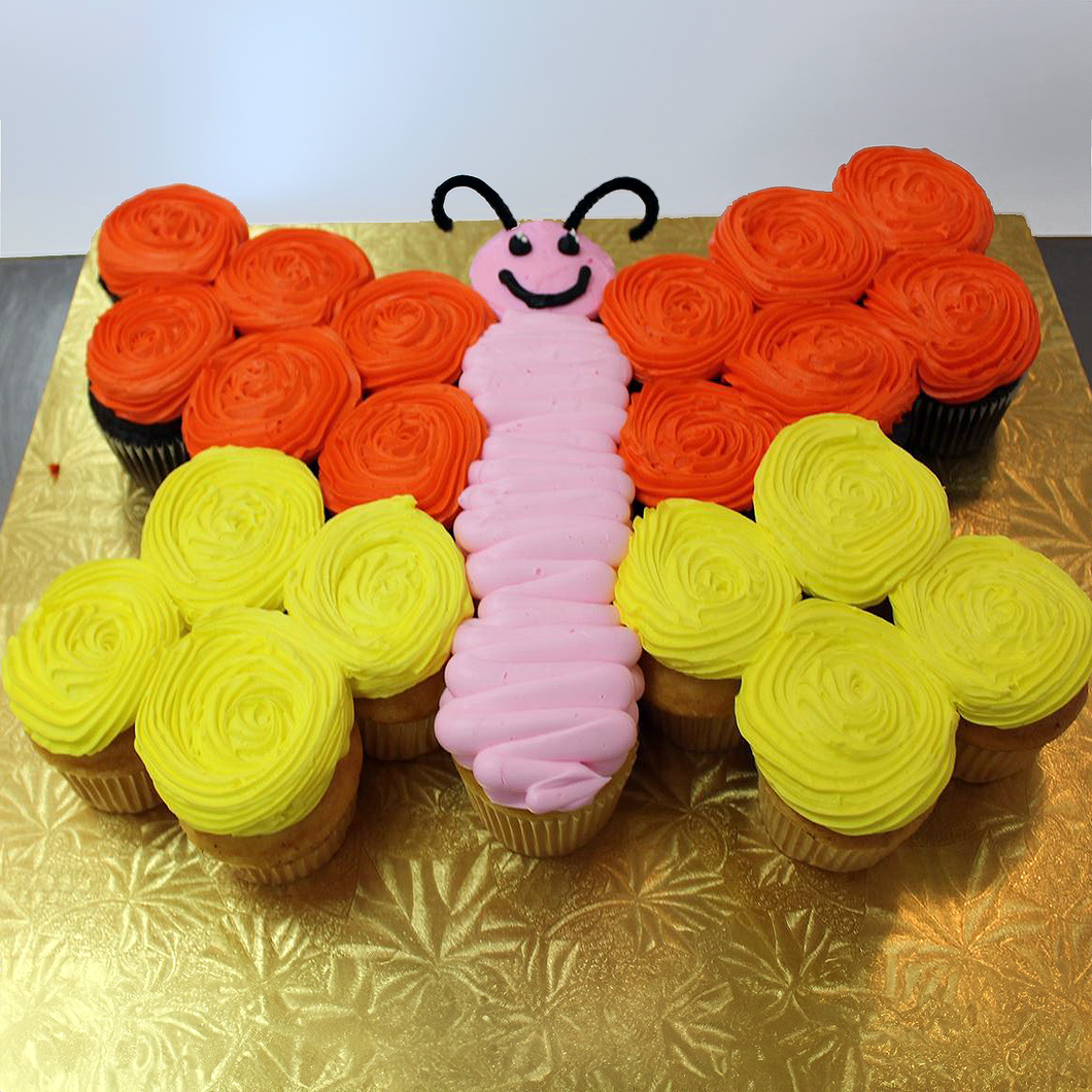 Butterfly Cupcake Cake