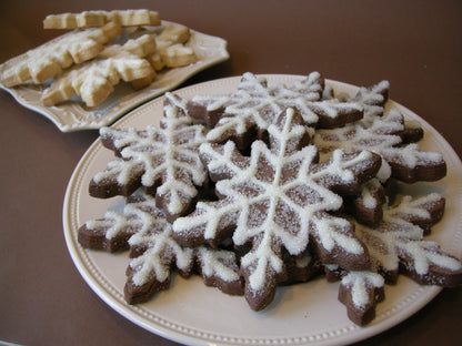 Winter Snowflake Sugar Cookies