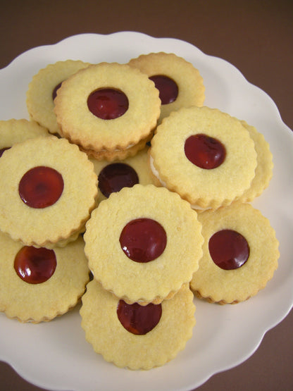 Shortbread Linzer Cookies