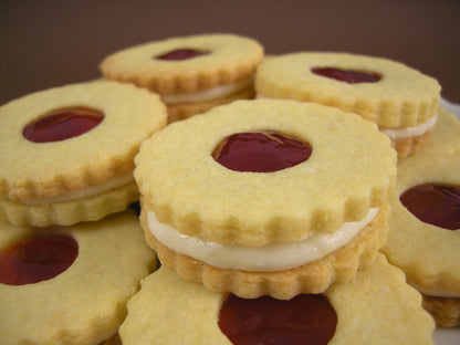 Shortbread Linzer Cookies
