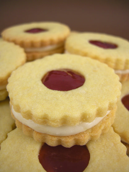 Shortbread Linzer Cookies