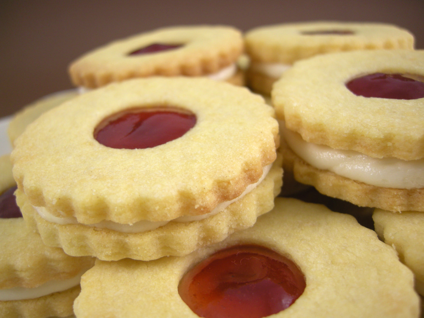 Shortbread Linzer Cookies