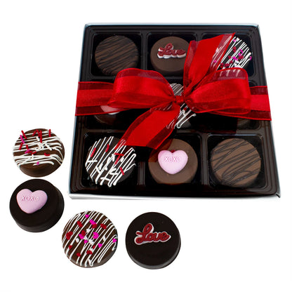 9-Pack Custom Logo Dipped Oreos