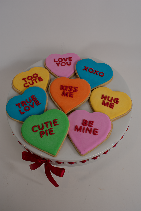 Conversation Heart Sugar Cookies