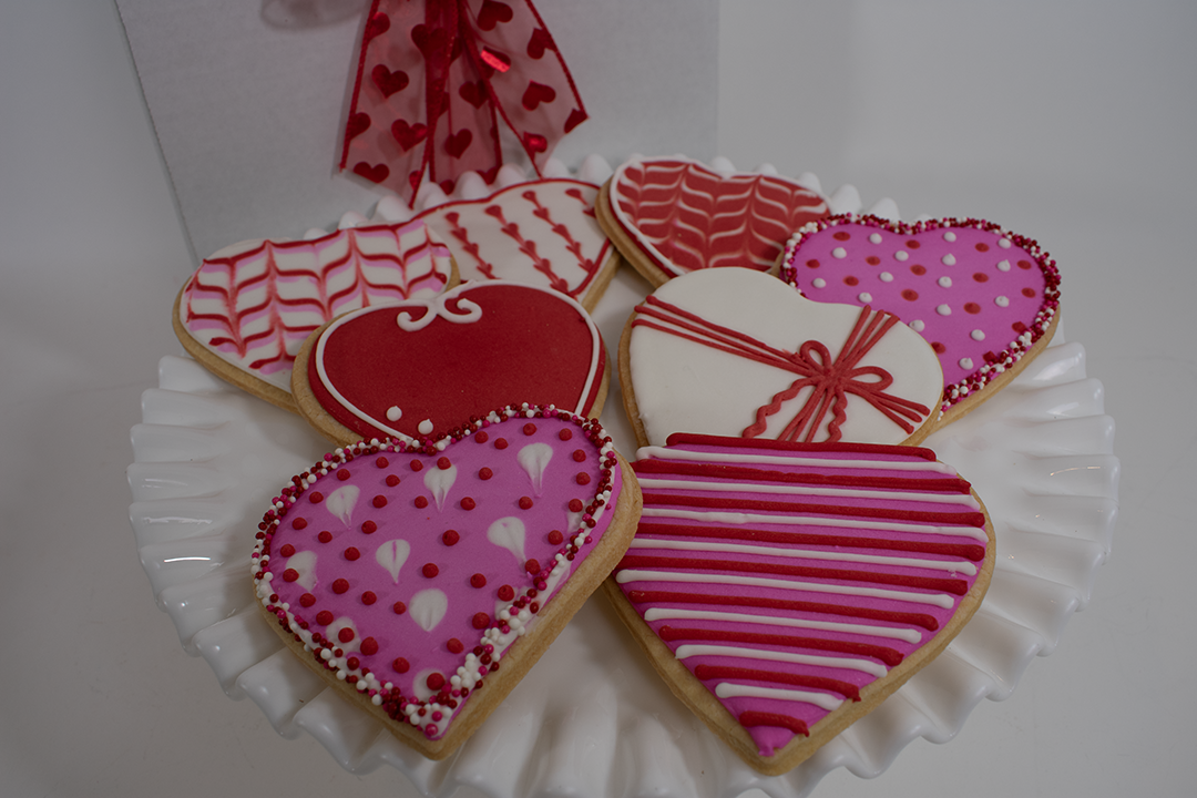 Valentine Heart Sugar Cookies