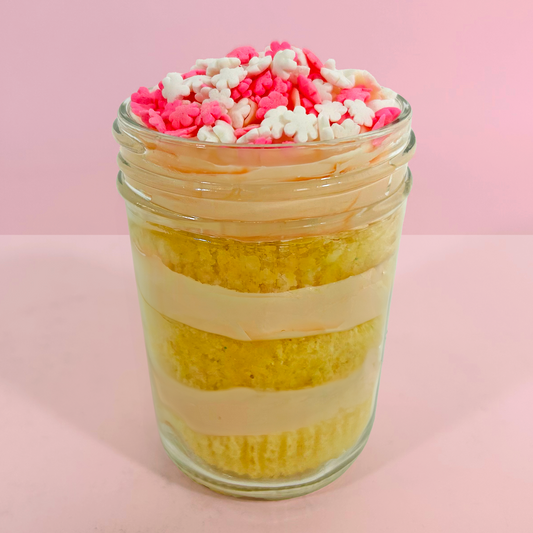 Pretty In Pink Cupcake Jar