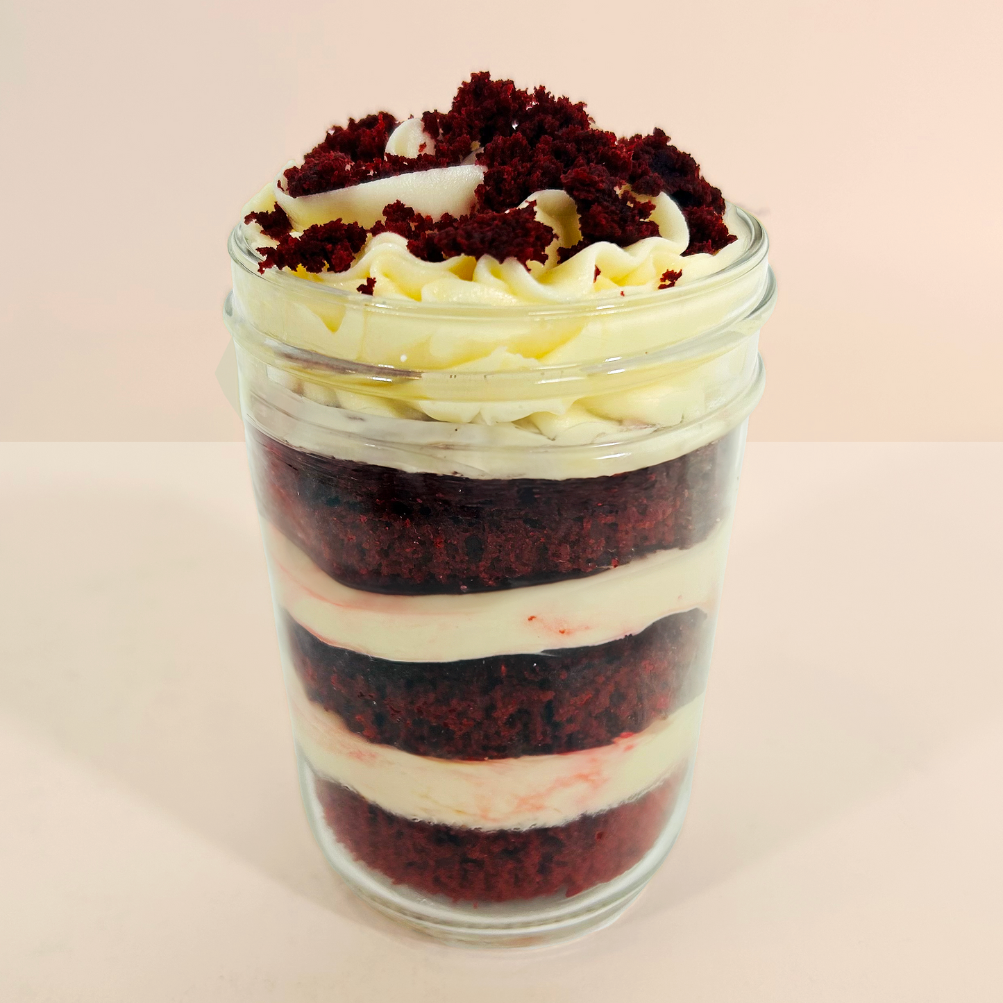 Red Velvet Cupcake Jar