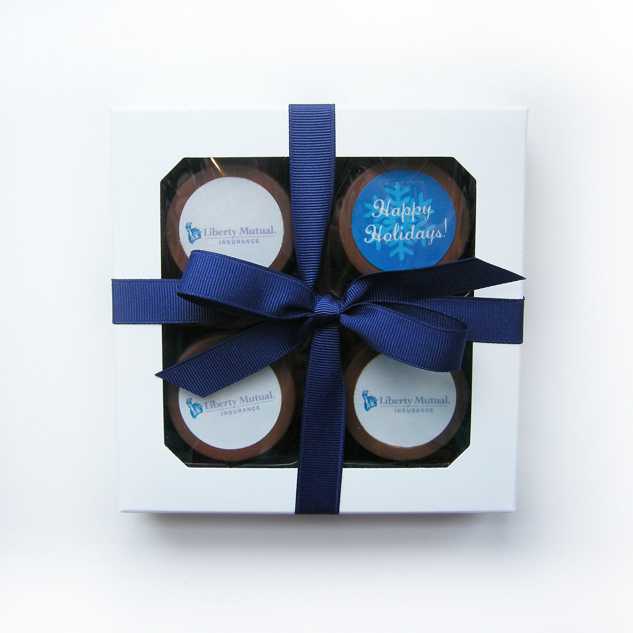 4-Pack Custom Logo Dipped Oreos
