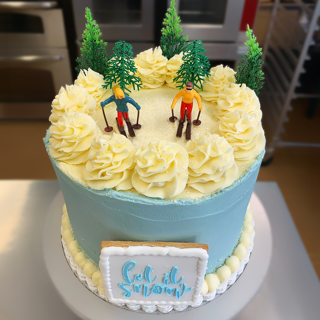 Let It Snow Cake