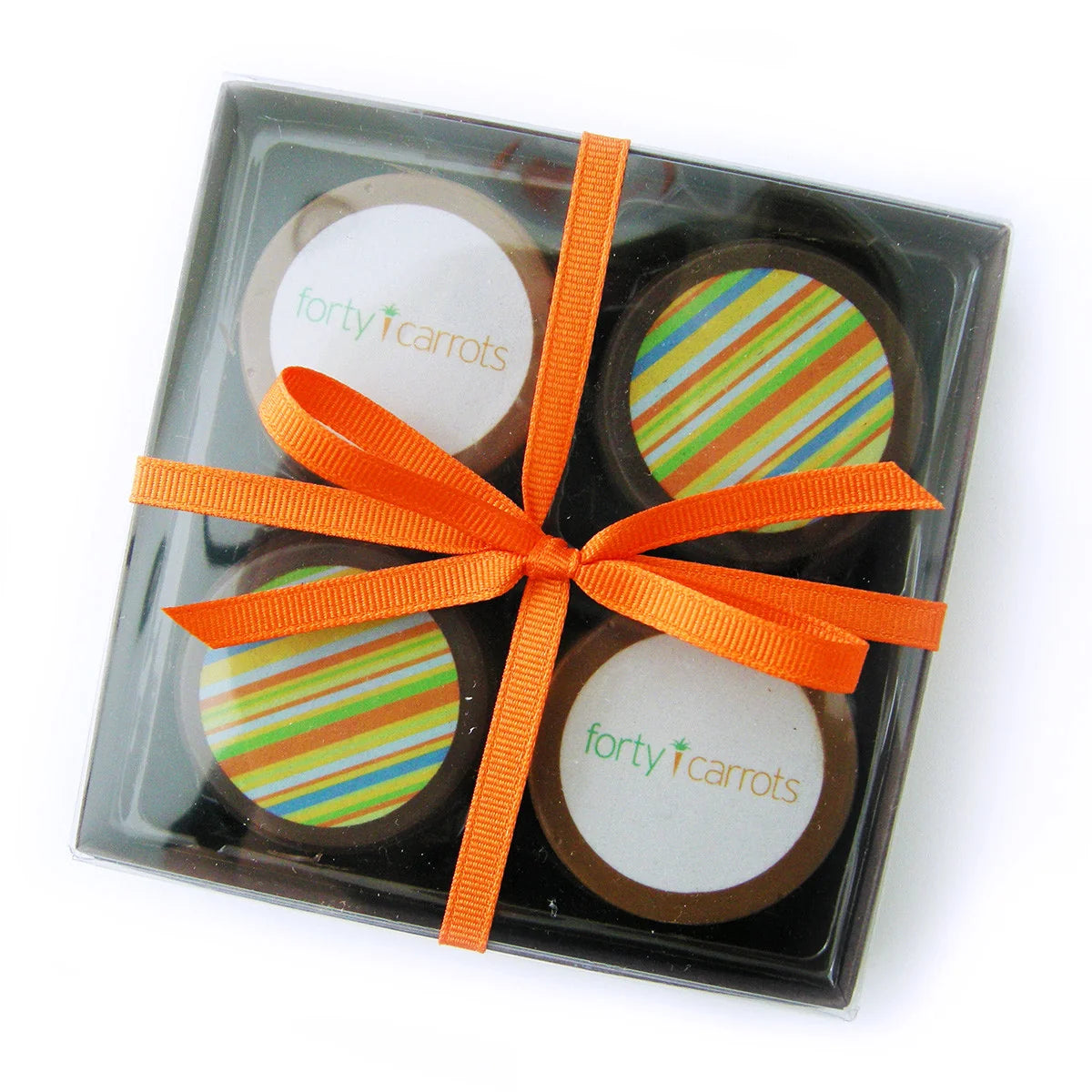 4-Pack Custom Logo Dipped Oreos