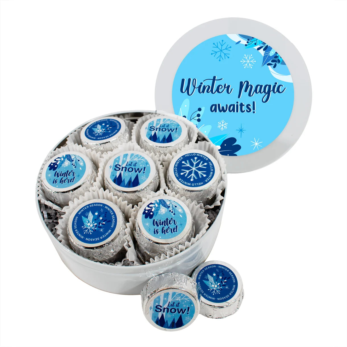 14-Pack Custom Logo Dipped Oreos Tin
