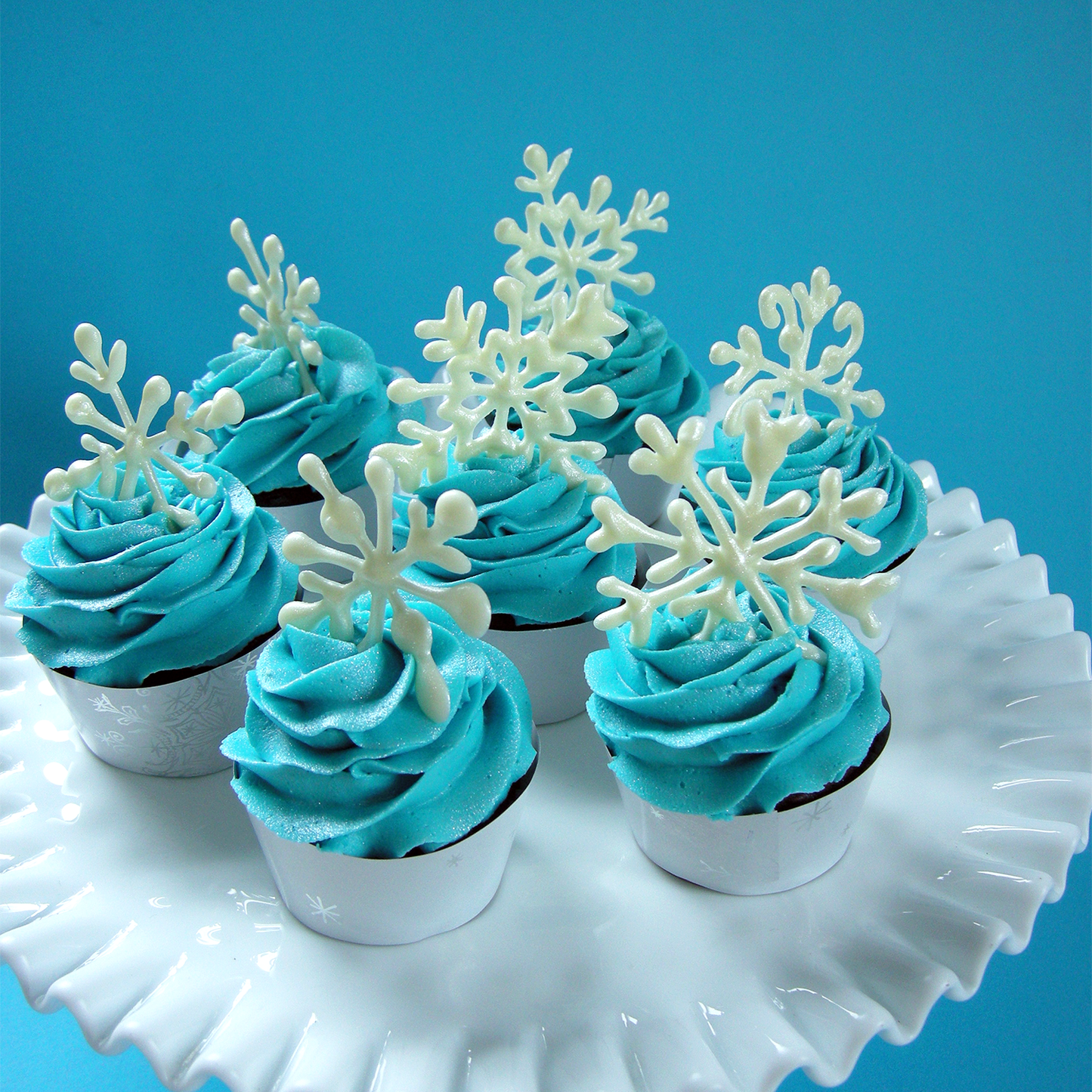 Snowflake Cupcake